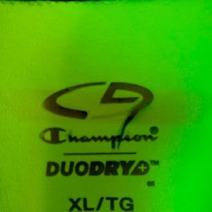 Champion Duo Dri, XL, 1 green, 1 orange, long sleeve